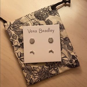 Vera Bradley Rhinestone Earrings